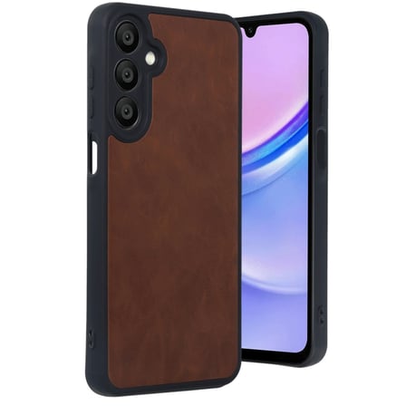 Galaxy A16 5G Kılıf Aras Deri Kapak - Taba