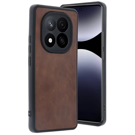 Note 14 Pro 4G Kılıf Aras Deri Kapak - Taba