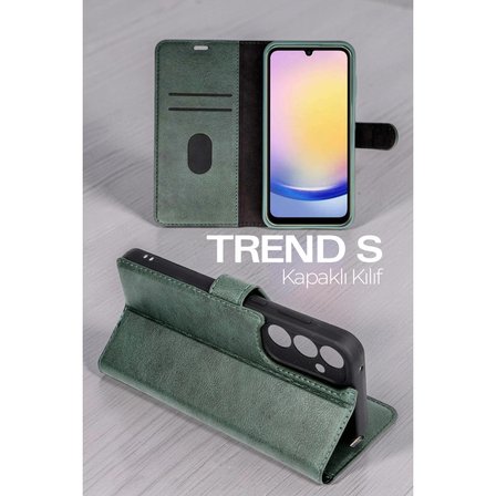 Galaxy S26 Kılıf Trend S Plus Kapaklı Kılıf - Taba