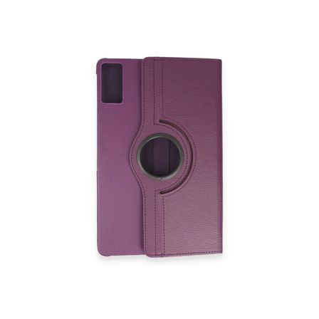 Redmi Pad SE 4G Kılıf 360 Tablet Deri Kılıf - Mürdüm