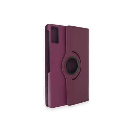 Redmi Pad SE 4G Kılıf 360 Tablet Deri Kılıf - Mürdüm
