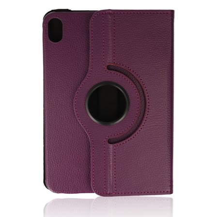 iPad Mini 6 Kılıf 360 Tablet Deri Kılıf - Mürdüm