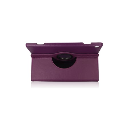 M10 X505F Kılıf 360 Tablet Deri Kılıf - Mürdüm