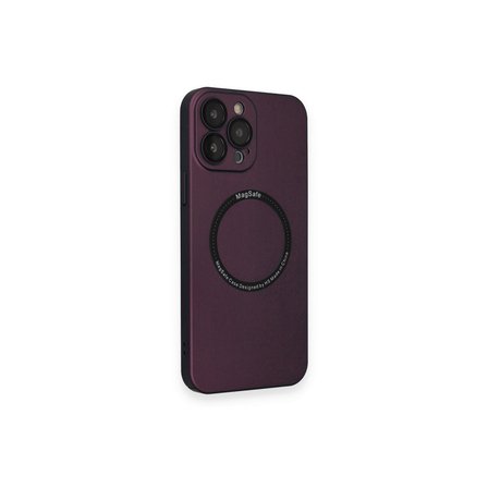 iPhone 14 Pro Kılıf Jack Magneticsafe Lens Silikon - Mürdüm