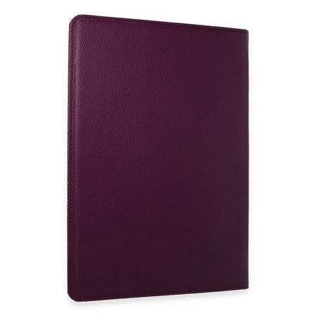 Galaxy X610 Tab S9 FE Plus 12.4 Kılıf 360 Tablet Deri Kılıf - Mürdüm