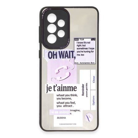 Galaxy A73 5G Kılıf Mirror Desenli Kapak - Mirror - 4