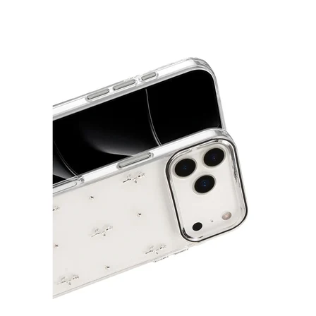 iPhone 17 Pro Fiyonk Desenli Kapak - Desen 4