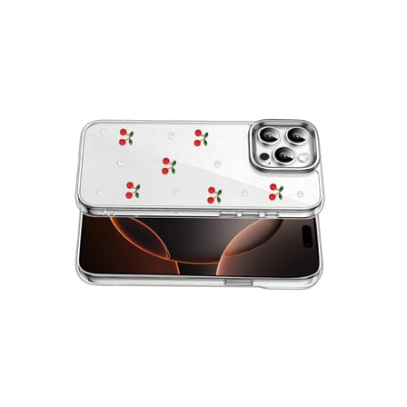 iPhone 15 Pro Fiyonk Desenli Kapak - Desen 9