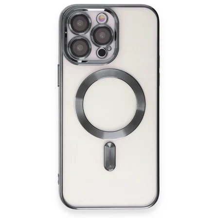 iphone 15 pro max kılıf kross magneticsafe kapak - titan gri