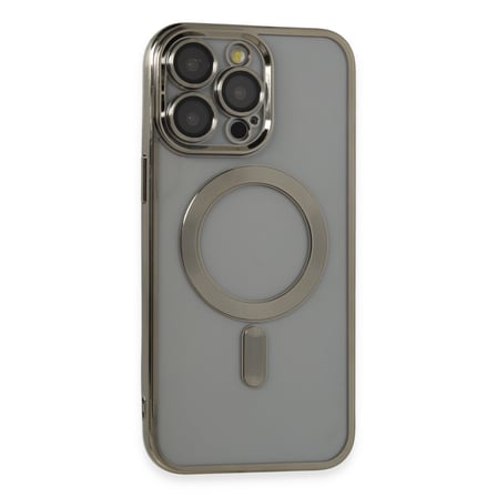 İphone 14 Pro Max Kılıf Kross Magnetice Kapak - Titan Gri