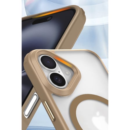 iPhone 16 Plus Kılıf Enka Magsafe Silikon Kılıf - Titan Gri