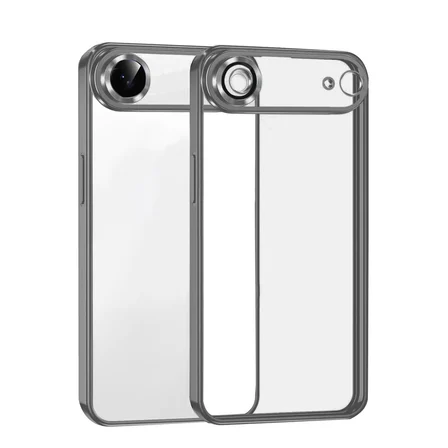 iPhone 17 Air Razer Lensli Silikon - Titan Gri