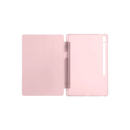 iPad Pro 11 (2024) Kılıf Kalemlikli Hugo Tablet Kılıfı - Rose Gold