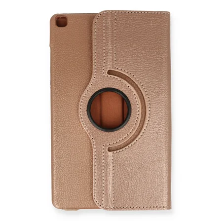 Galaxy T290 Tab A 8 Kılıf 360 Tablet Deri Kılıf - Rose Gold
