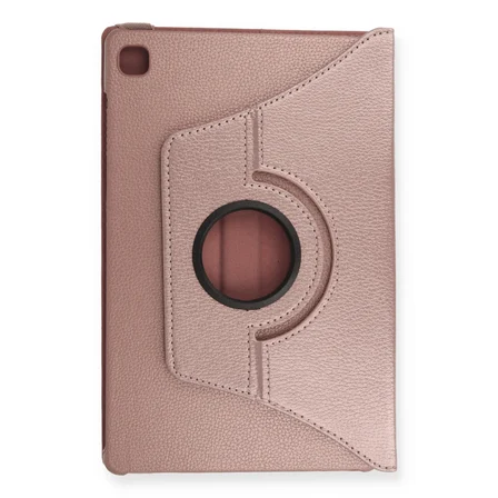 Galaxy T500 Tab A7 10.4 Kılıf 360 Tablet Deri Kılıf - Rose Gold