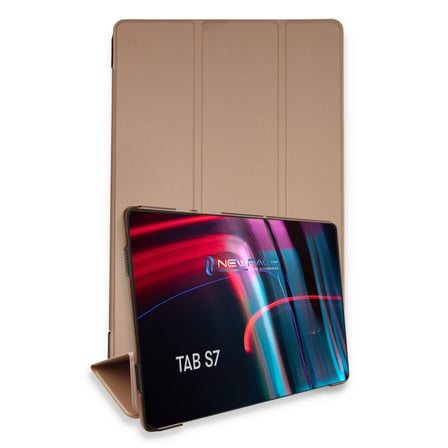 Galaxy T870 Tab S7 11 Kılıf Tablet Smart Kılıf - Rose Gold