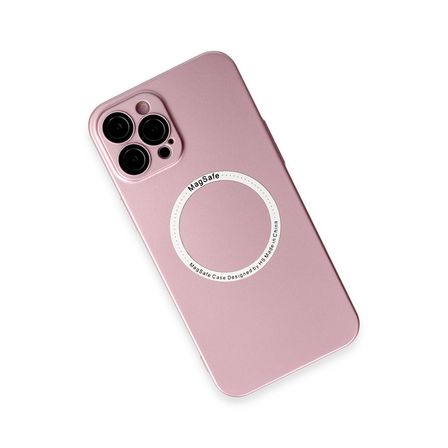 iPhone 12 Pro Kılıf Jack Magneticsafe Lens Silikon - Rose Gold