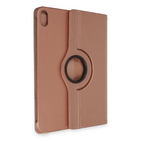 iPad 2022 10.9 (10.nesil) Kılıf 360 Tablet Deri Kılıf - Rose Gold
