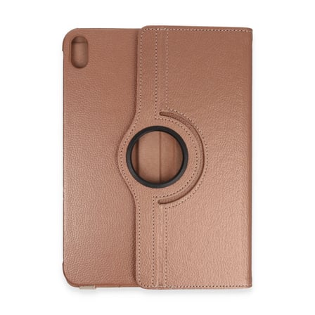 iPad 2022 10.9 (10.nesil) Kılıf 360 Tablet Deri Kılıf - Rose Gold