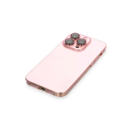iPhone 14 Pro Kılıf Armada Lensli Kapak - Rose Gold