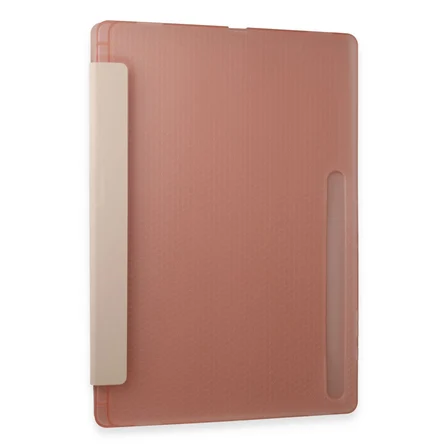 galaxy x910 tab s9 ultra 14.6 kılıf kalemlikli mars tablet kılıfı - rose gold