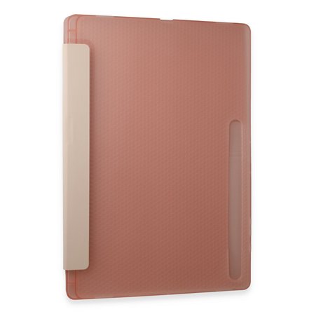 galaxy x910 tab s9 ultra 14.6 kılıf kalemlikli mars tablet kılıfı - rose gold