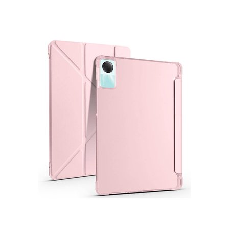 Redmi Pad SE 4G Kılıf Kalemlikli Mars Tablet Kılıfı - Rose Gold