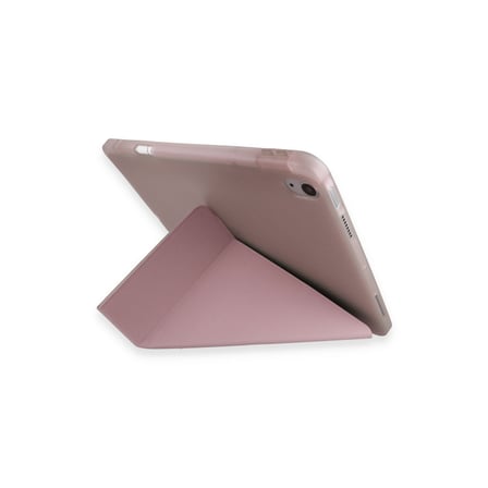 pad v9 kılıf kalemlikli mars tablet kılıfı - rose gold