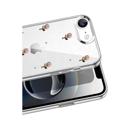 iPhone 16E Fiyonk Desenli Kapak - Desen 6