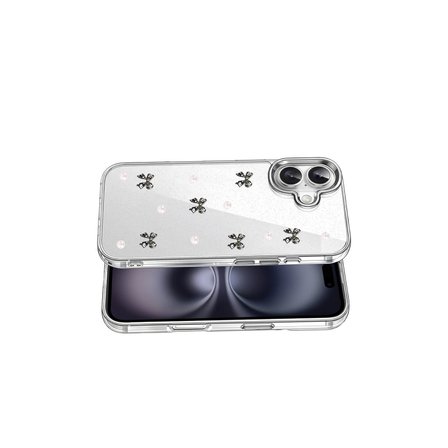 iPhone 16 Plus Fiyonk Desenli Kapak - Desen 8