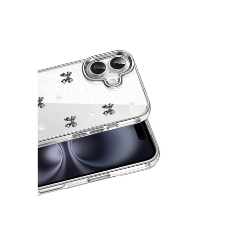 iPhone 16 Plus Fiyonk Desenli Kapak - Desen 8