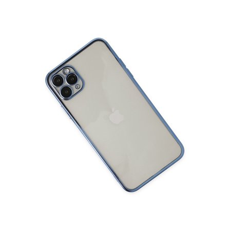 iPhone 11 Pro Kılıf Razer Lensli Silikon - Açık Mavi