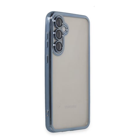 Galaxy S23 FE Kılıf Razer Lensli Silikon - Açık Mavi