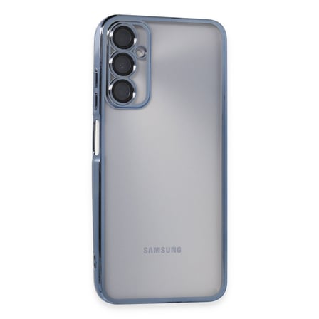 Galaxy A05S Kılıf Razer Lensli Silikon - Açık Mavi