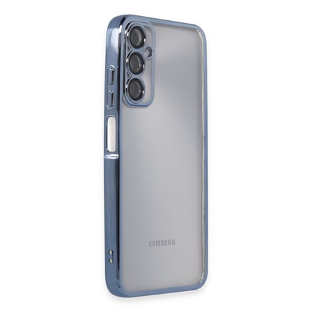 Galaxy A05S Kılıf Razer Lensli Silikon - Açık Mavi