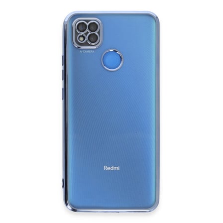 Redmi 9C Kılıf Razer Lensli Silikon - Açık Mavi