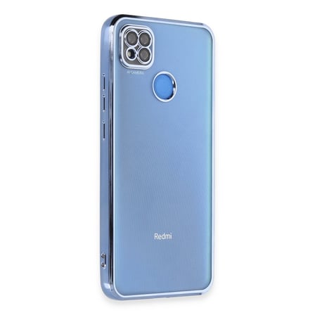 Redmi 9C Kılıf Razer Lensli Silikon - Açık Mavi