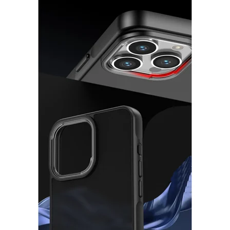 iPhone 15 Pro Kılıf Elegant Kapak - Açık Mavi