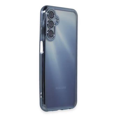 Galaxy A55 5G Kılıf Razer Lensli Silikon - Açık Mavi