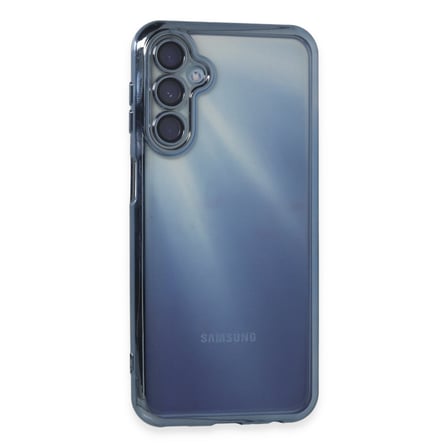 Galaxy A55 5G Kılıf Razer Lensli Silikon - Açık Mavi