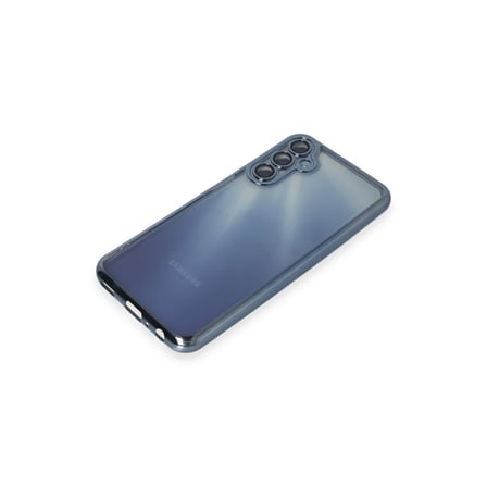 Galaxy A55 5G Kılıf Razer Lensli Silikon - Açık Mavi