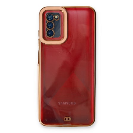 Galaxy A03S Kılıf Liva Lens Silikon - Rose