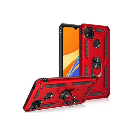 Redmi 9C Kılıf Sofya Yüzüklü Silikon Kapak - Rose
