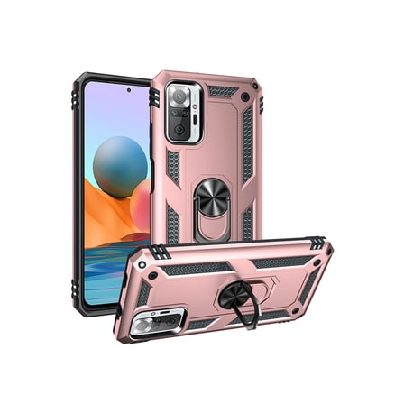Note 10 Pro Kılıf Sofya Yüzüklü Silikon Kapak - Rose