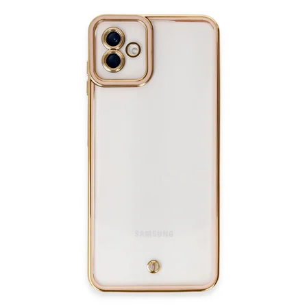 Galaxy A04 Kılıf Liva Lens Silikon - Rose
