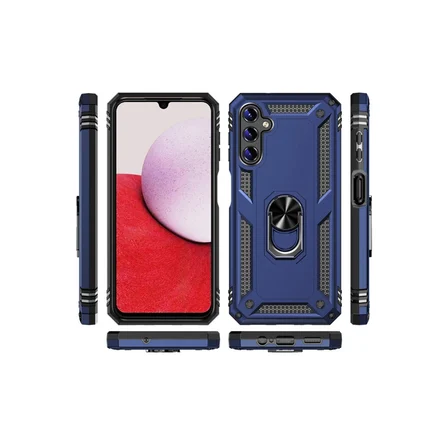 Galaxy A04S Kılıf Sofya Yüzüklü Silikon Kapak - Rose