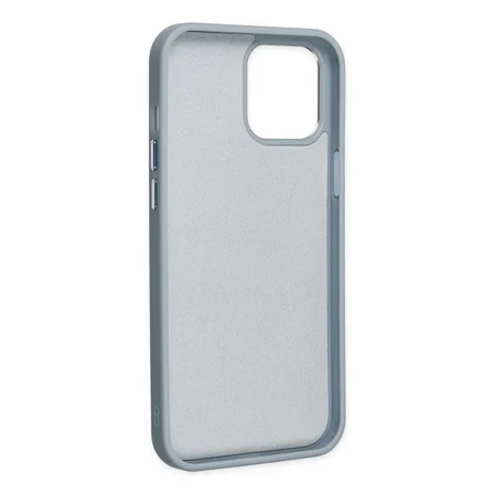iPhone 12 Pro Max Kılıf Asya Deri Silikon - Sierra Blue