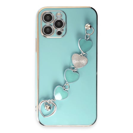 iPhone 12 Pro Kılıf Esila Silikon - Su Yeşili
