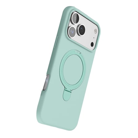 iPhone 17 Pro Max Regal Magsafe Standlı Kapak - Su Yeşili