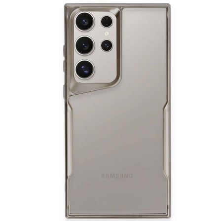 Galaxy S24 Ultra Kılıf Boyi Silikon Kapak - Titan Gri